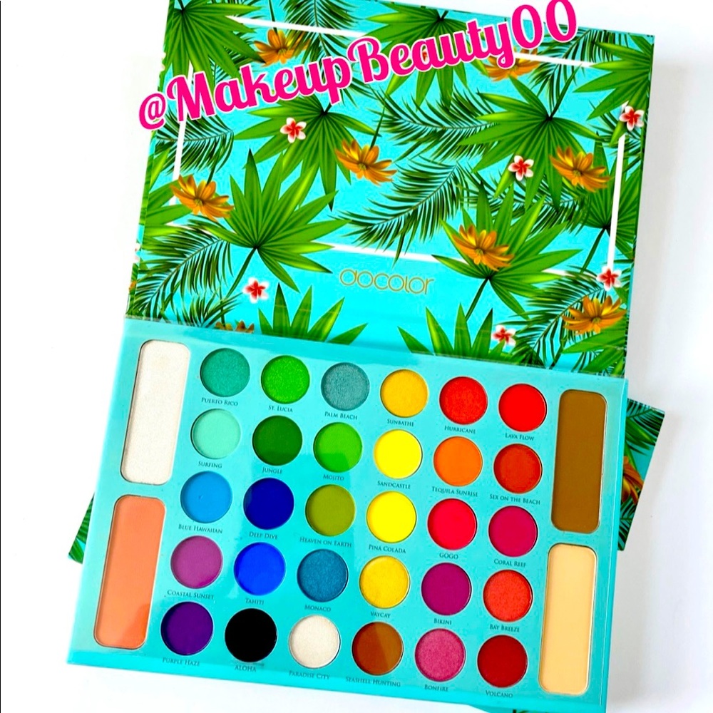Docolor - Tropical 34 color Shadow Palette